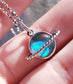 Aurora Opal Saturn Necklace