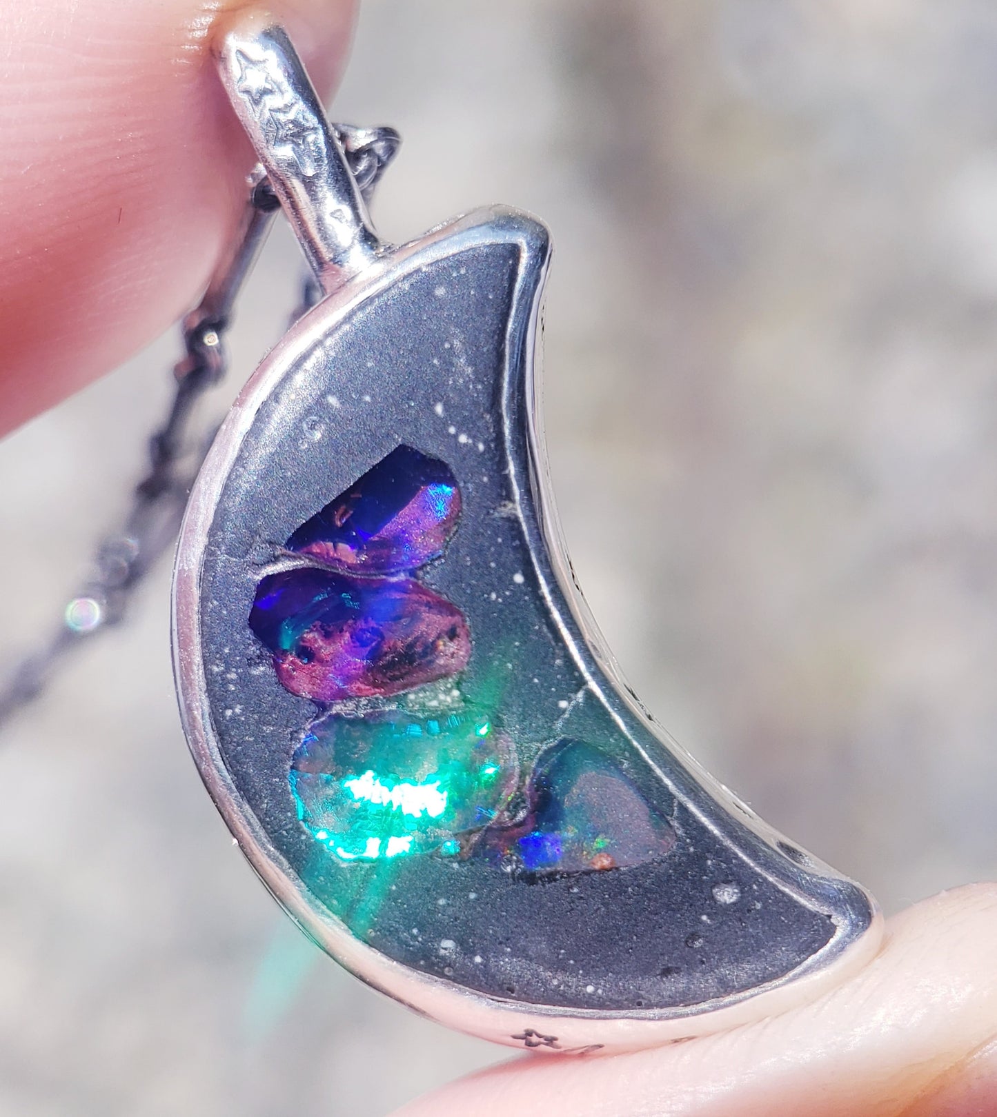 Galaxy 2025 opal necklace