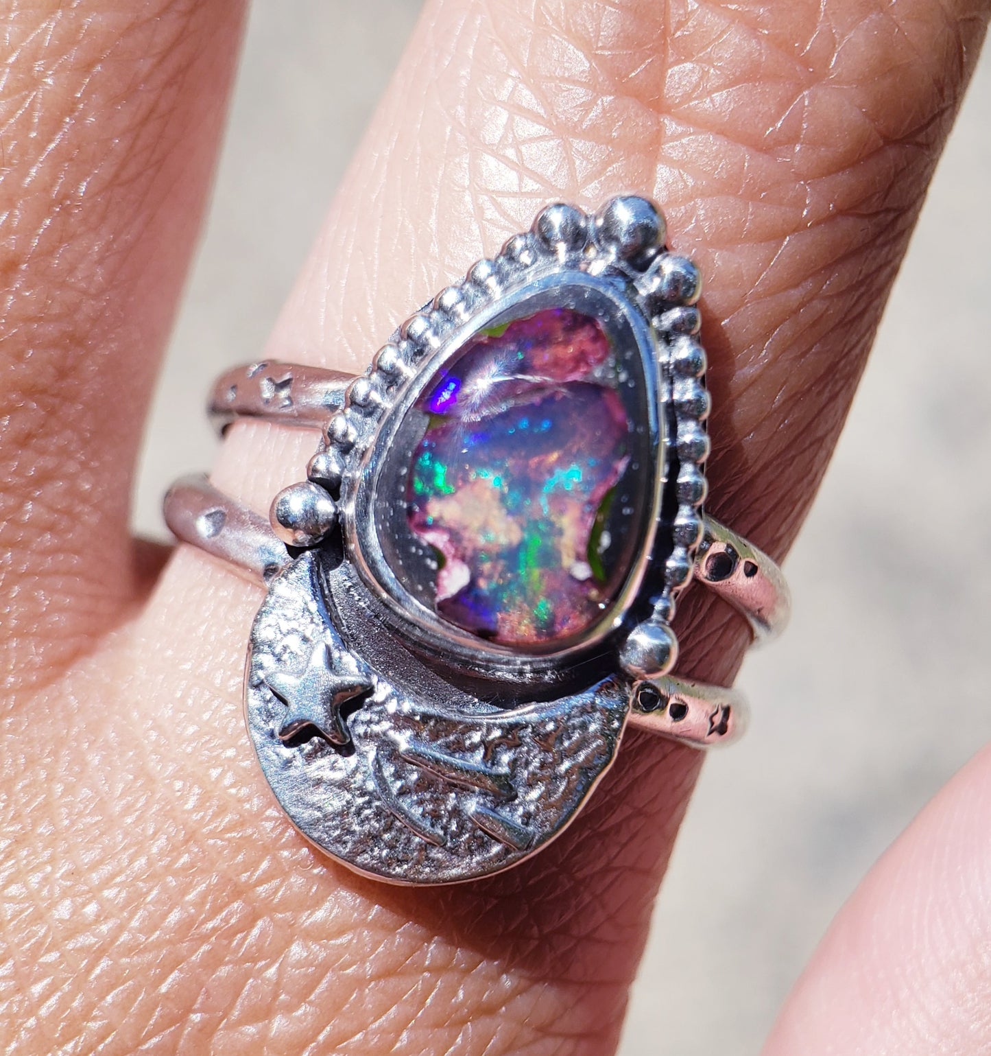 Galaxy Moonbeam Ring